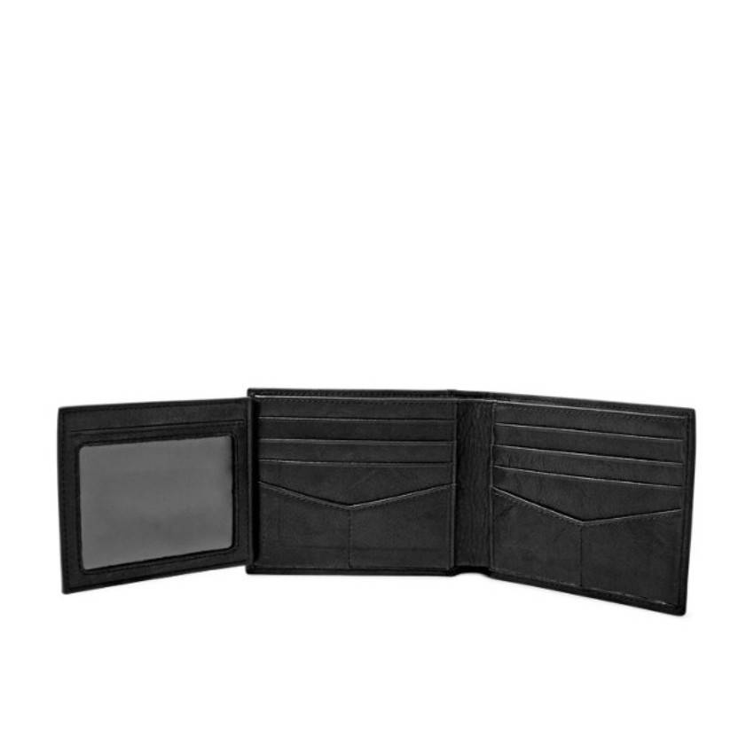 Fossil Herren-Geldbörse – Bifold-Passcase Aus Echtem Leder Mit RFID-Schutz