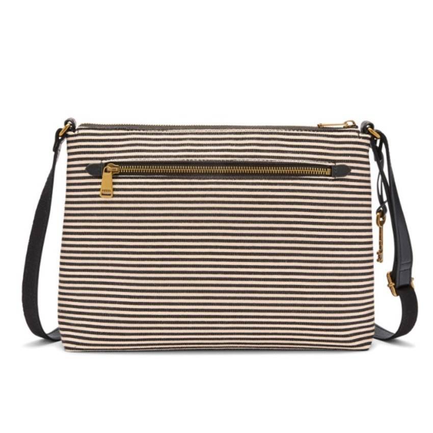 Fossil Kinley Crossbody Black Stripe ZB7227080