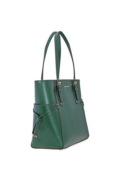 voyager crossgrain leather tote