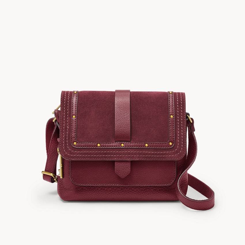 Fossil Handbag Kinley Small Crossbody Red Bag ZB1419599