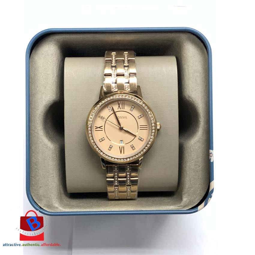 Date Rose Gold-Tone Stainless Steel Watch