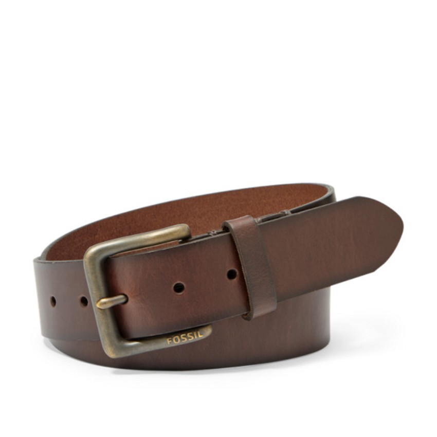 Mens Dark Brown Leather Dress Belt Literacy Basics