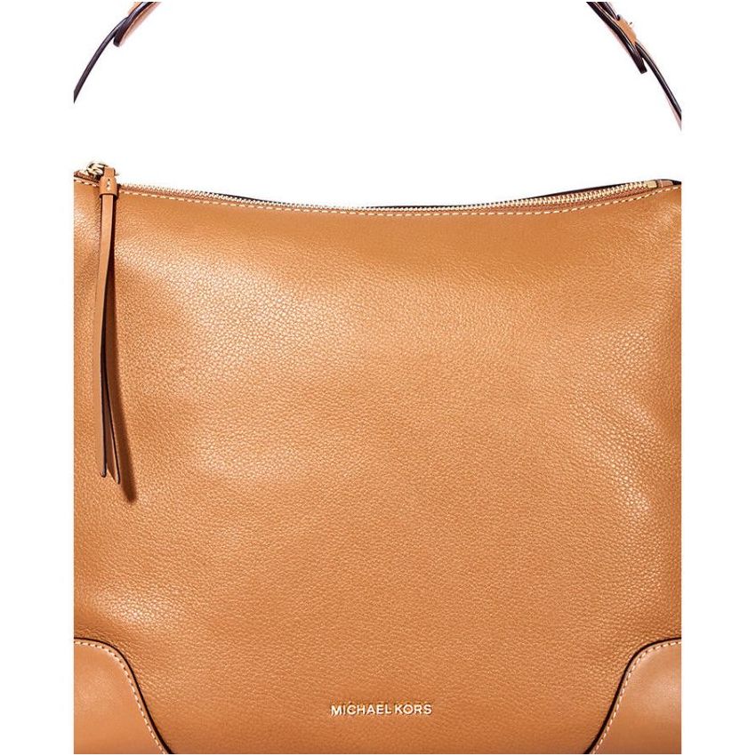 michael kors crosby large pebbled leather shoulder bag