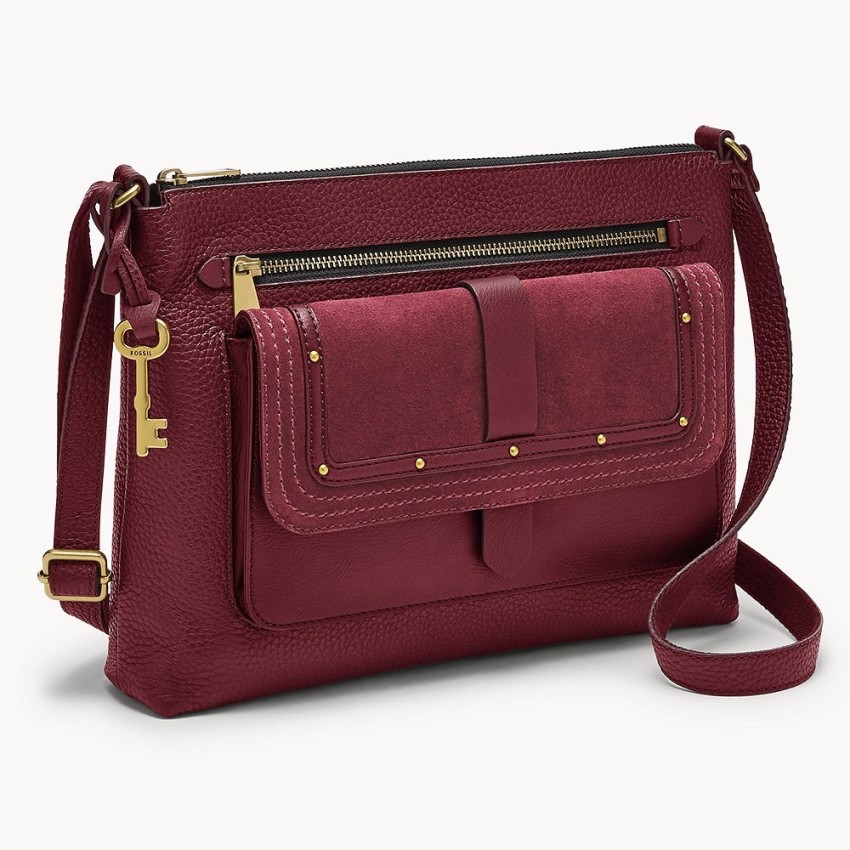 Fossil Handbag Kinley Crossbody Red Bag ZB1420599