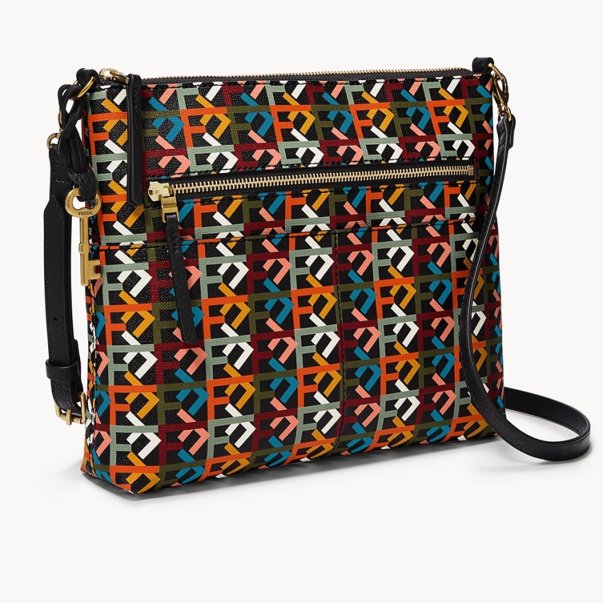 Fossil Fiona Large Crossbody Fall Multi 