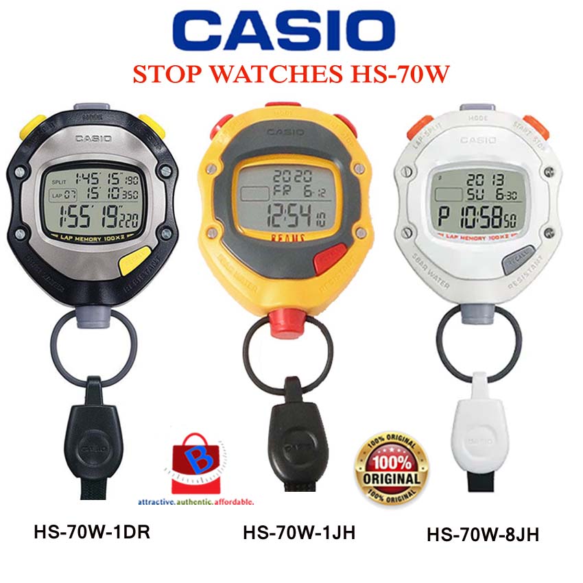 CARA MENGOPERASIKAN STOPWATCH CASIO TYPE HS70W UNTUK